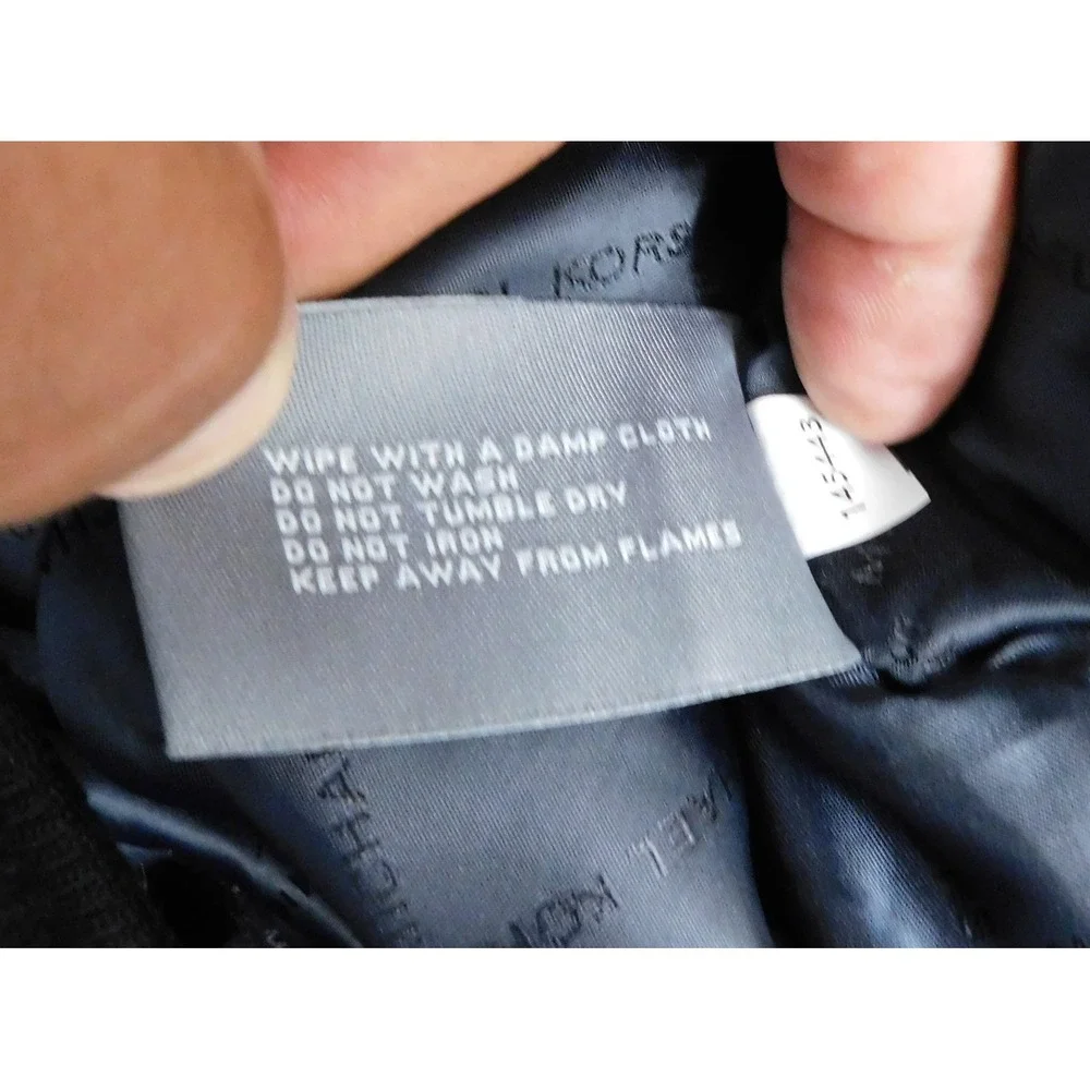 Michael Kors Navy Blue Men's Perforated Bomber Jacket Size XXL
